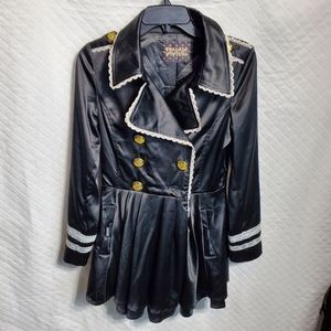 Tralala Gothic Dress Satin style Material Read Description